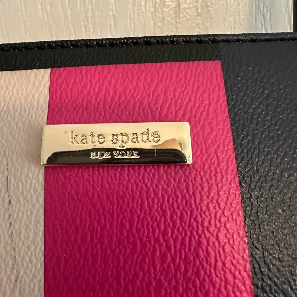 Kate Spade Pink and Black Geometric Tote - Picture 2 of 10